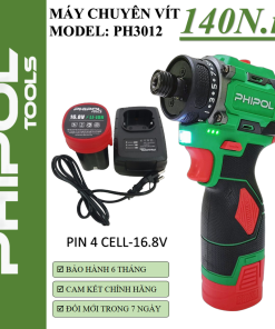 Máy chuyên vít PHIPOL dùng pin 16.8V - PH3012