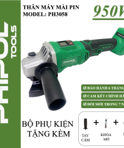 Thân máy mài dùng pin 21V PHIPOL - PH3058